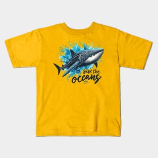 Whale shark - Save the oceans Kids T-Shirt